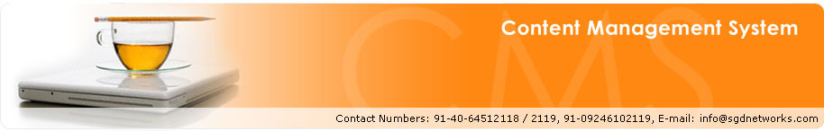 CMS, CMS in india - website content management service in hyderabad india